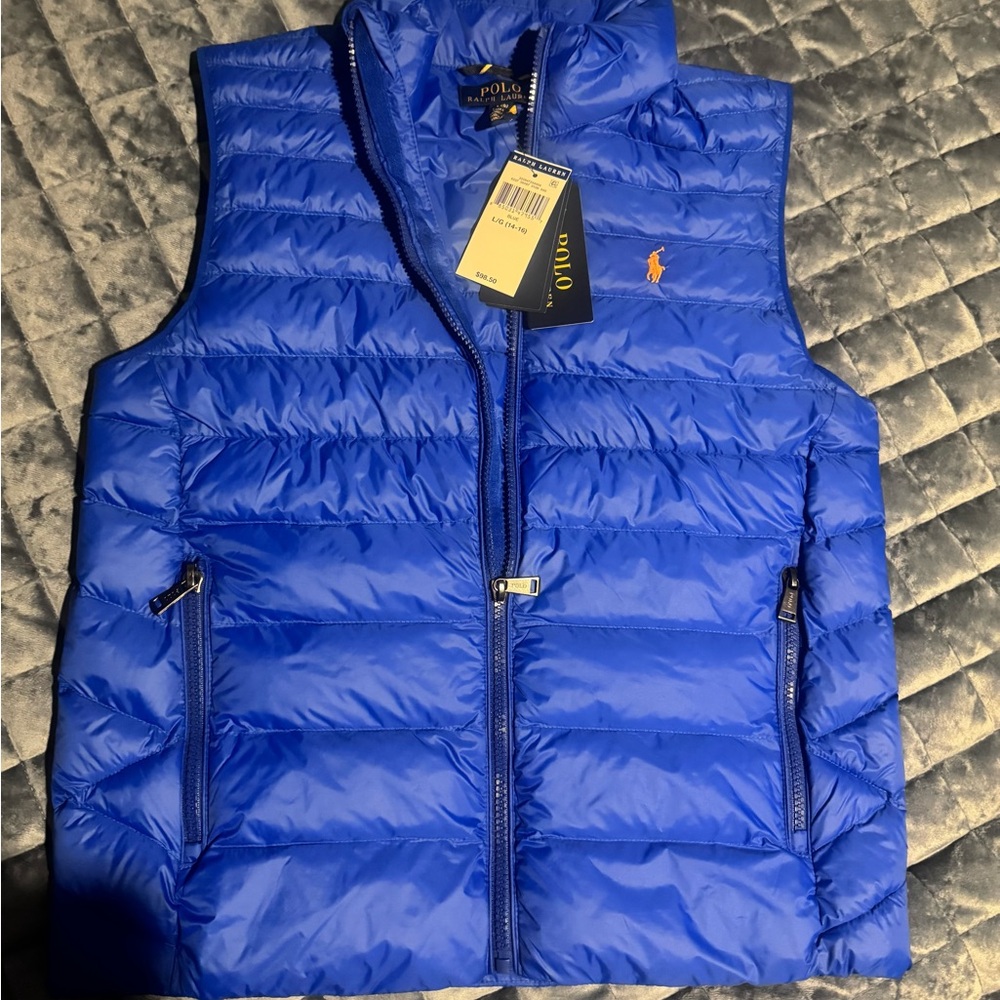 Polo by Ralph Lauren Blue Kids Puffer Vest
